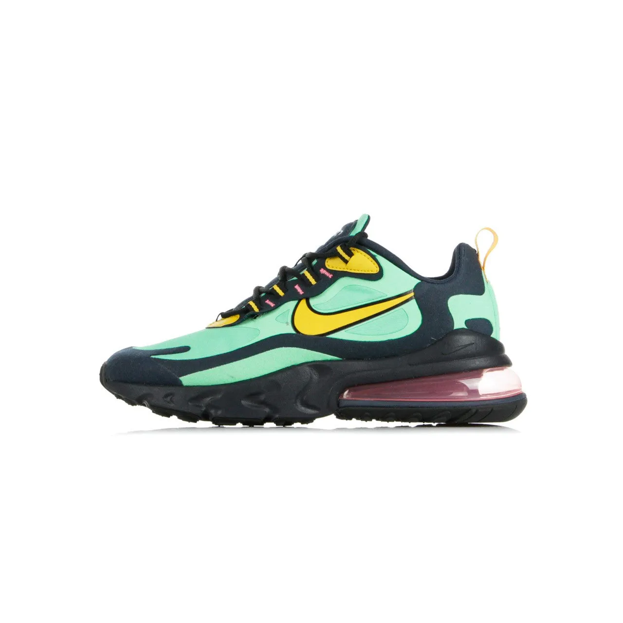 Scarpa Bassa Uomo Air Max 270 React (pop Art) Electro Green/yellow Ochre/obsidian