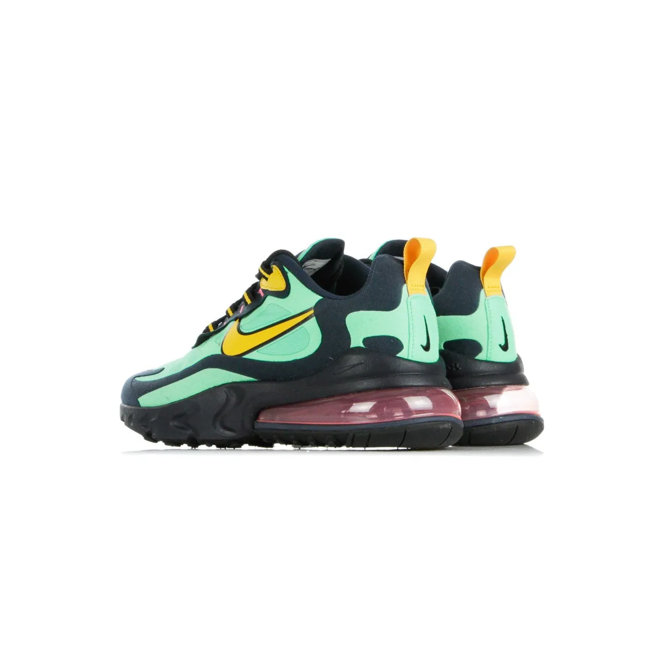 Scarpa Bassa Uomo Air Max 270 React (pop Art) Electro Green/yellow Ochre/obsidian