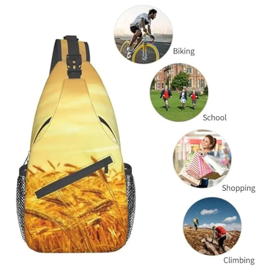 Shoulder bag for men and women, lightweight, for hiking, cycling, travel 141620144.