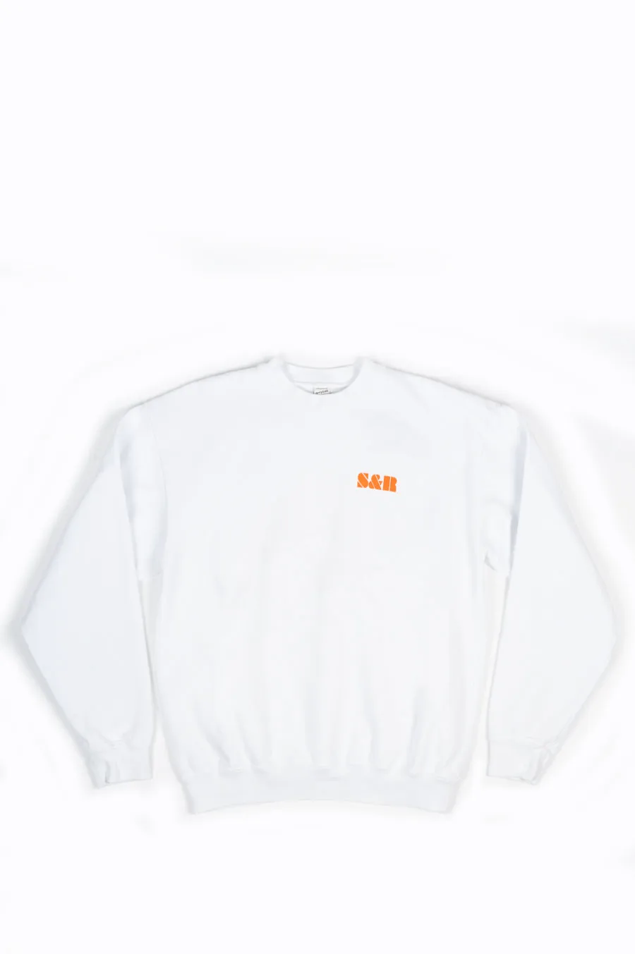 SPORTY AND RICH SUN CREWNECK WHITE