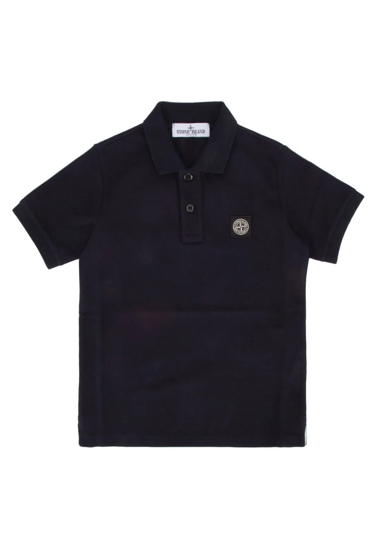 Stone Island polo blu navy bambino in cotone