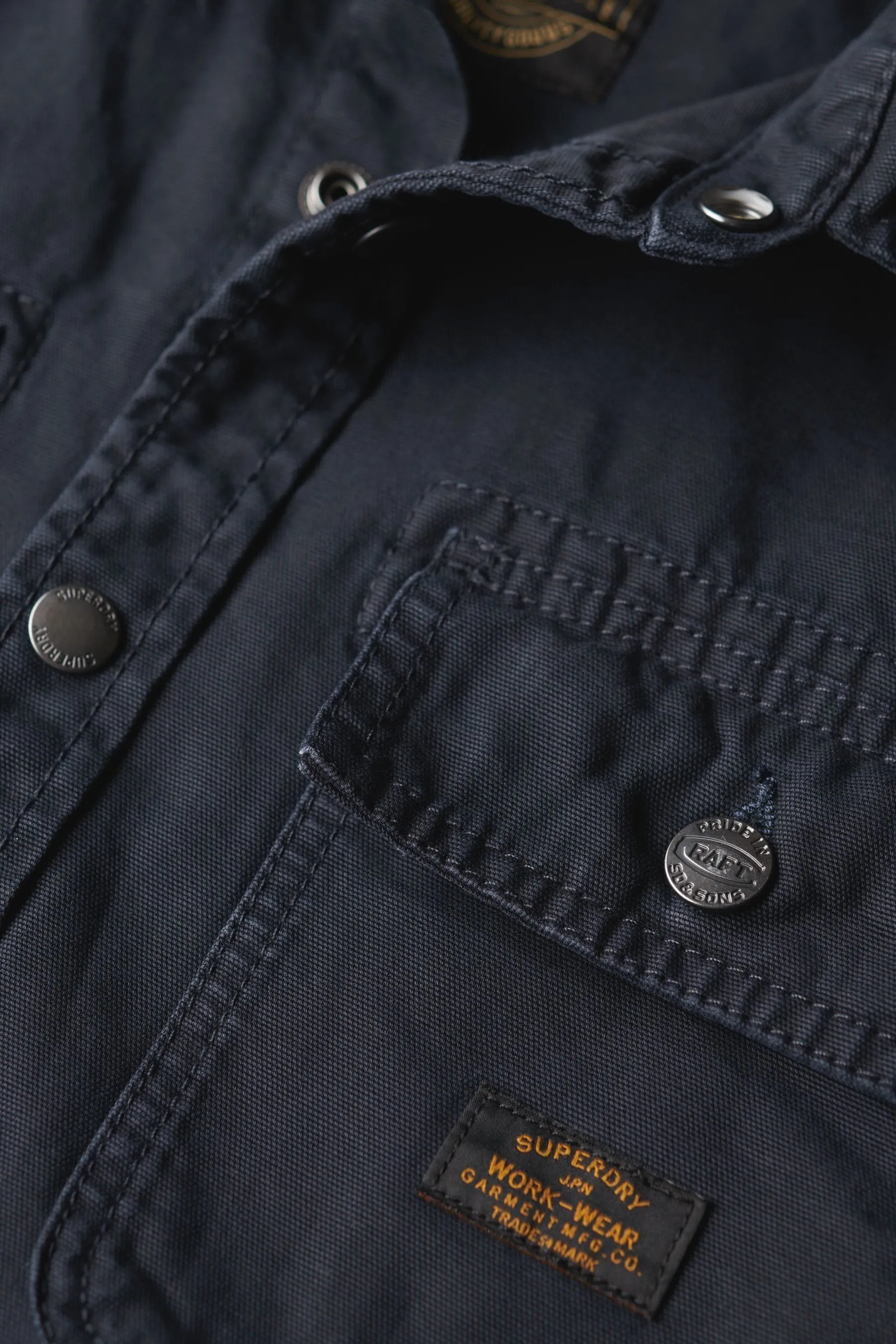 Superdry - Tela Camicia Lavoro Abbigliamento