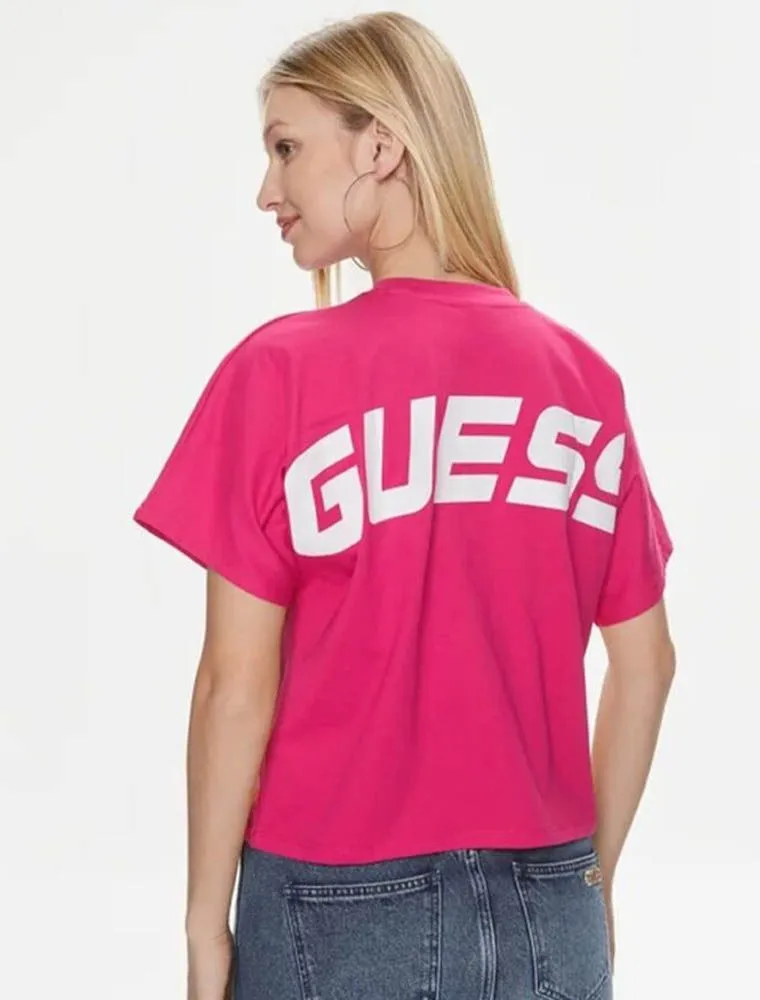 T-shirt Manica Corta Sportiva Guess - Pink