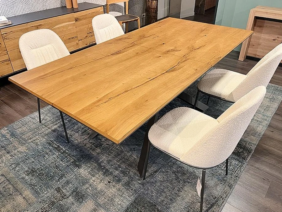 Tavolo allungabile Ozzio 4x4 rovere vecchio