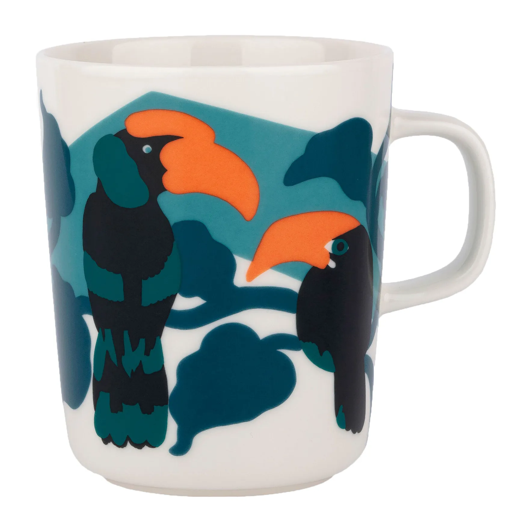 Tazza Pepe 25 cl.iq{font-size:18px}bianco-turchese-arancio
