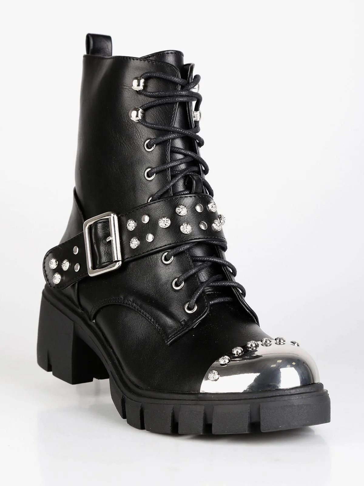 Tulipano Metal Toe Combat Boots.