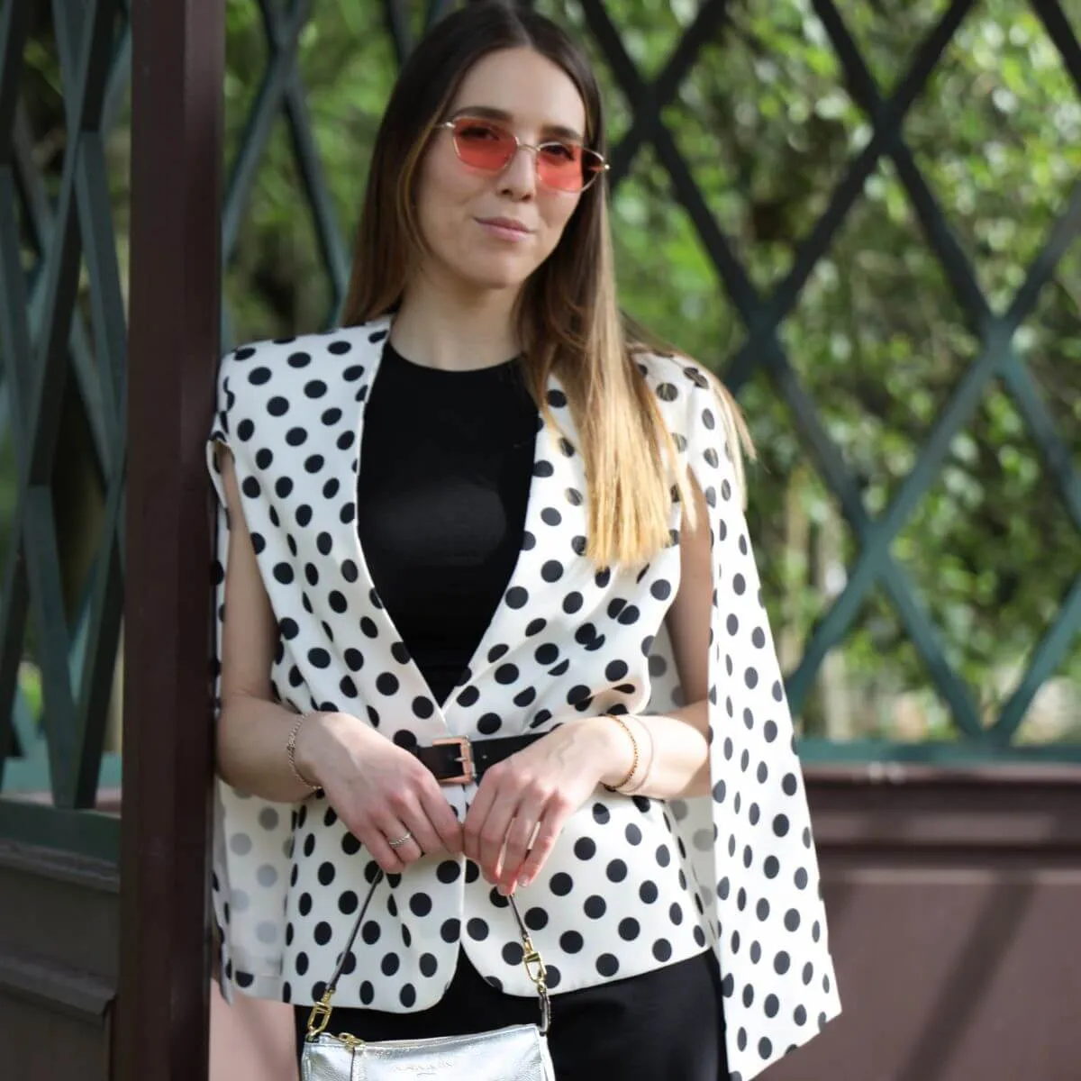 VICOLO MANTELLA 1441 POIS BIANCO/NERO  
