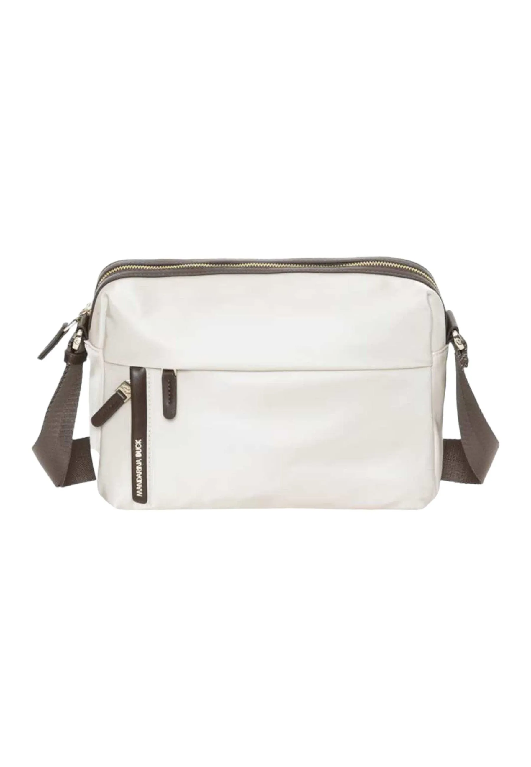 White Cap Gray Mandarina Duck Crossbody Bag for Women P10VCT1909E