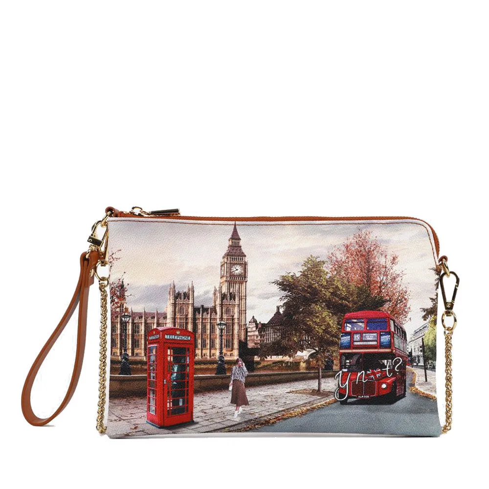 Women's Y NOT London Street Pouch with Shoulder Strap - YES-303 Handbag