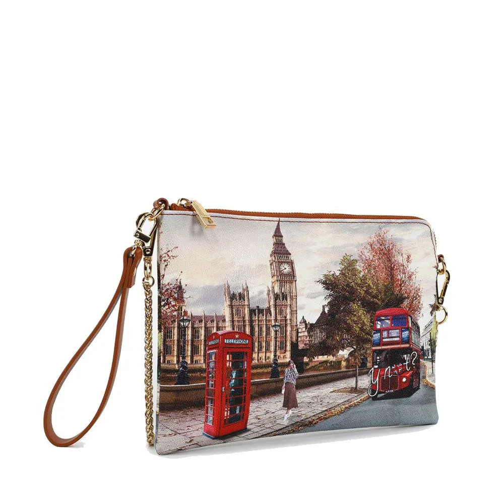 Women's Y NOT London Street Pouch with Shoulder Strap - YES-303 Handbag