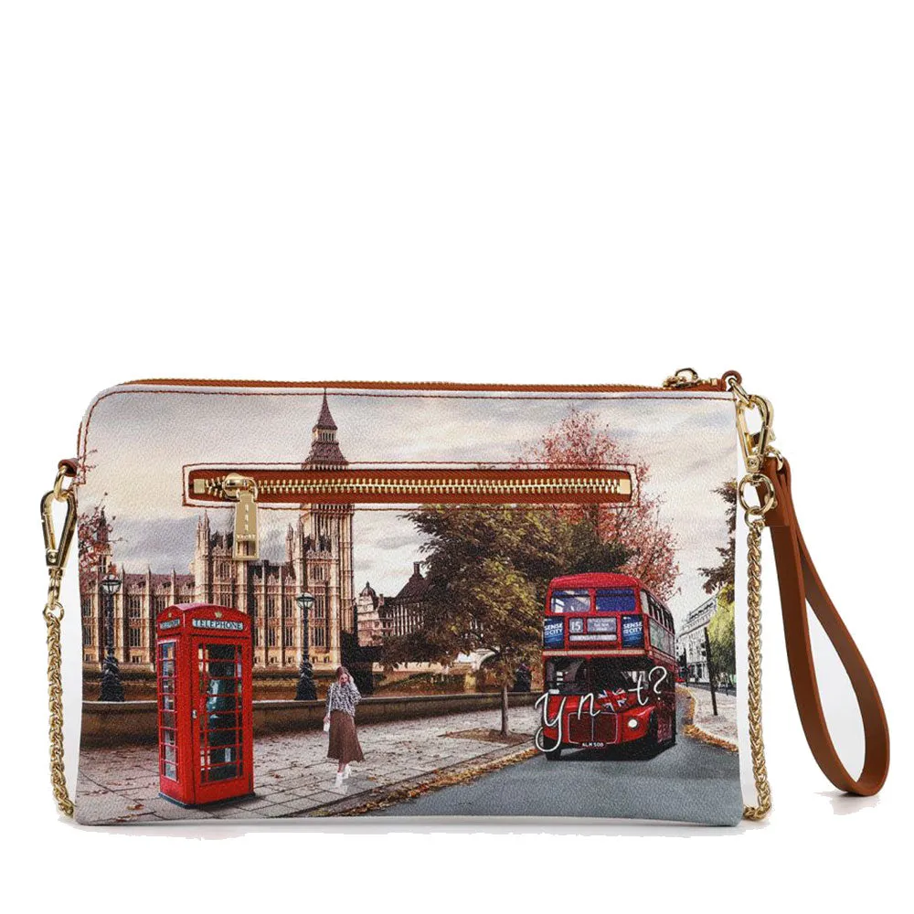 Women's Y NOT London Street Pouch with Shoulder Strap - YES-303 Handbag