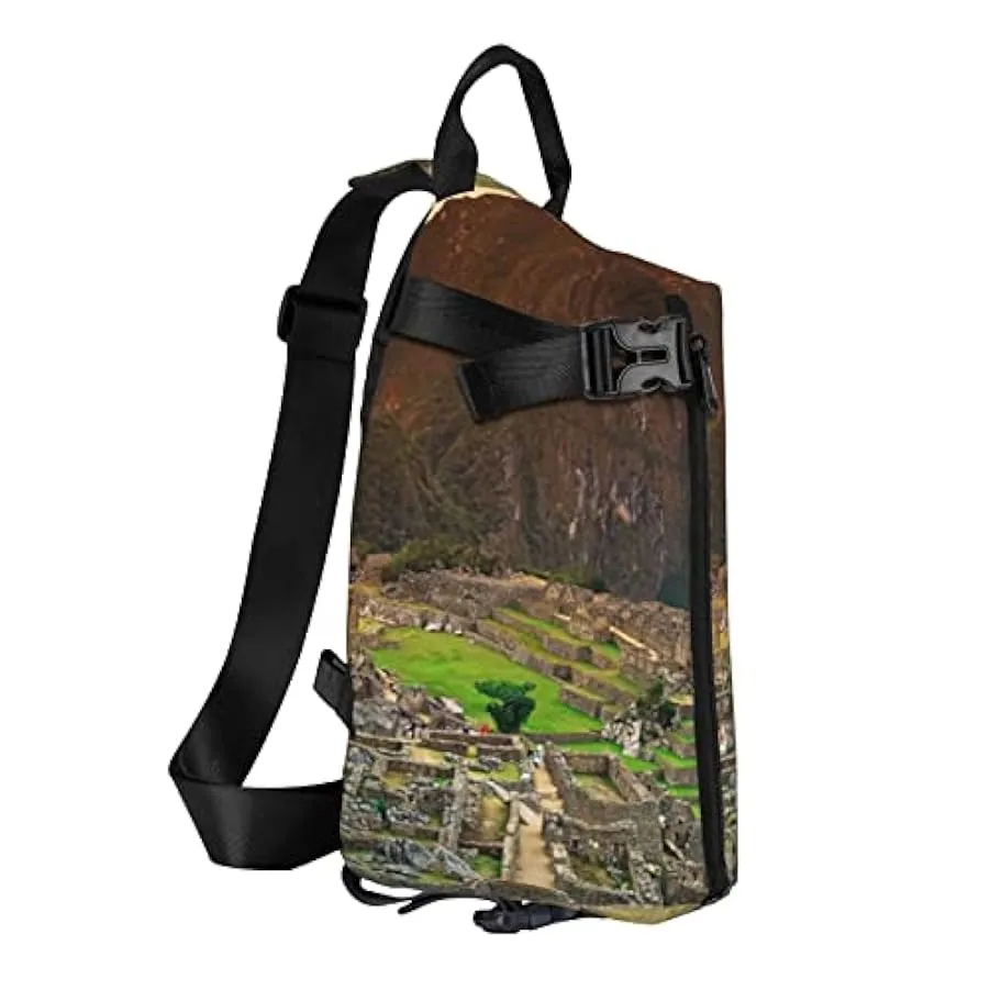 WOWBED GunsanPrinted - versatile shoulder bag for travel, hiking, outdoor sports, black, one size 136929028