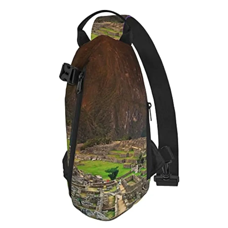 WOWBED GunsanPrinted - versatile shoulder bag for travel, hiking, outdoor sports, black, one size 136929028