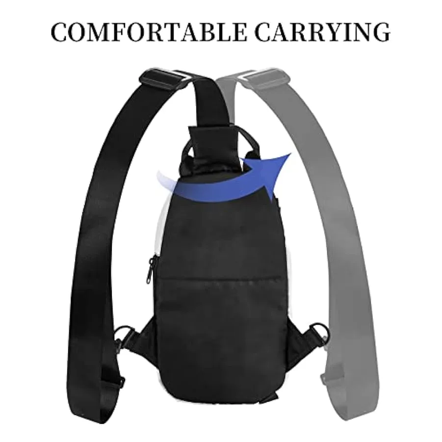 WOWBED GunsanPrinted - versatile shoulder bag for travel, hiking, outdoor sports, black, one size 136929028