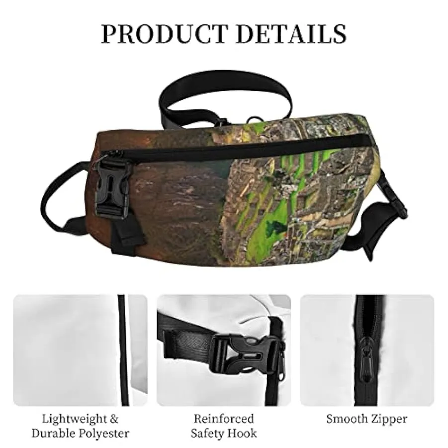 WOWBED GunsanPrinted - versatile shoulder bag for travel, hiking, outdoor sports, black, one size 136929028